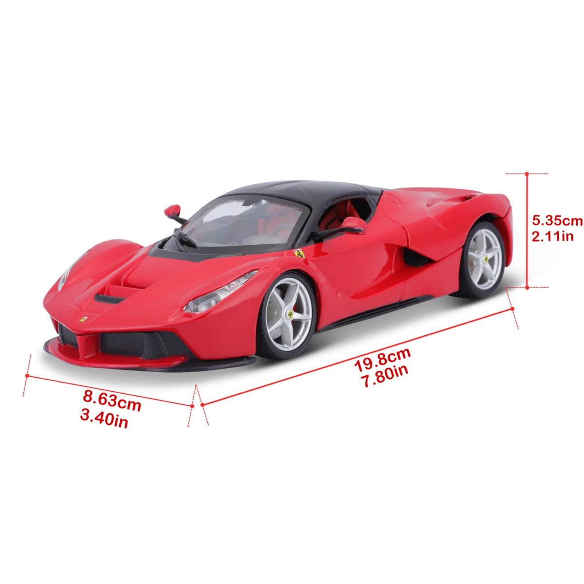 AUTO DE COLECCIÓN BBURAGO 1:24 LAFERRARI - 9