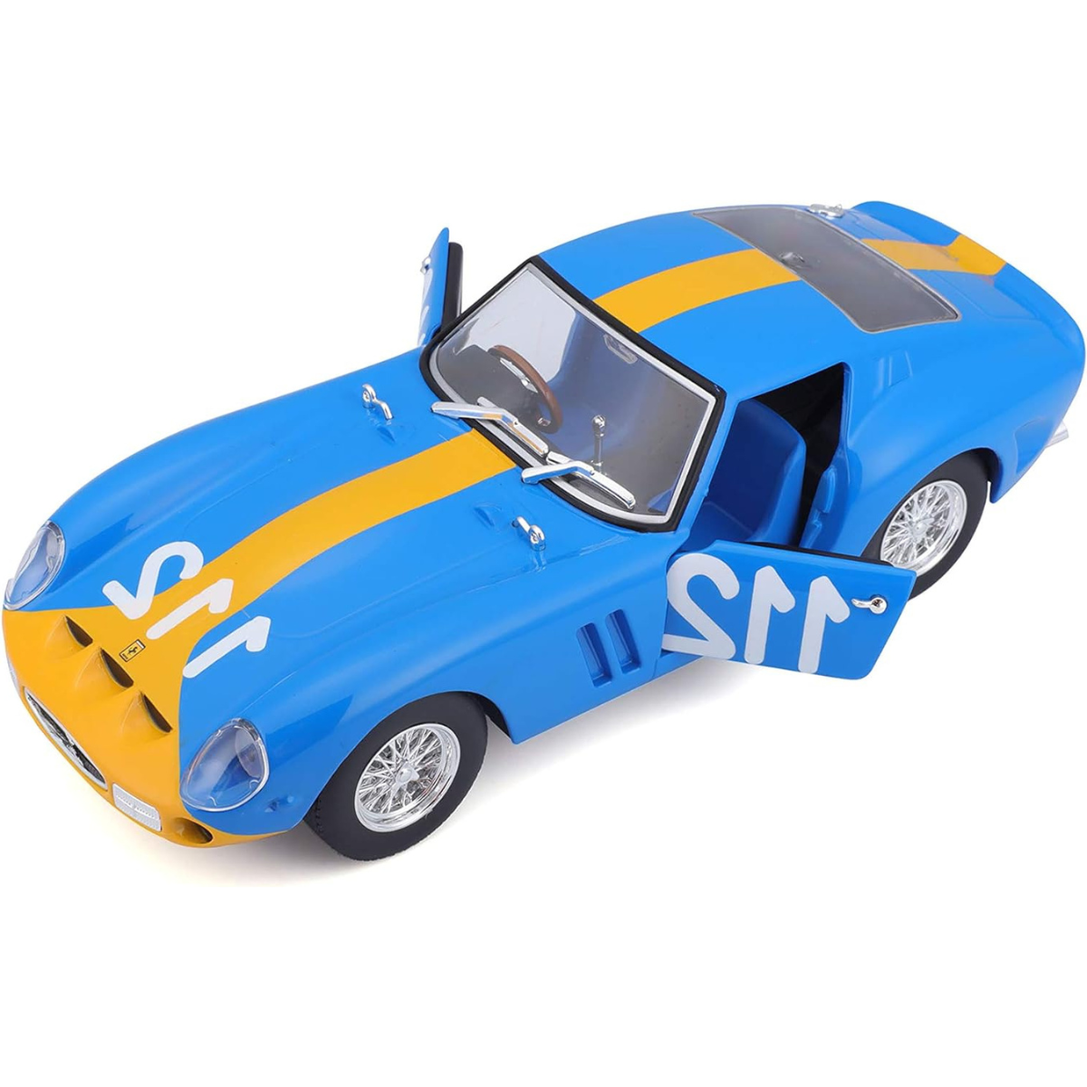 AUTO DE COLECCIÓN BBURAGO 1:24 FERRARI RACING 250 GT BERLINETTA TDF AZUL - 2
