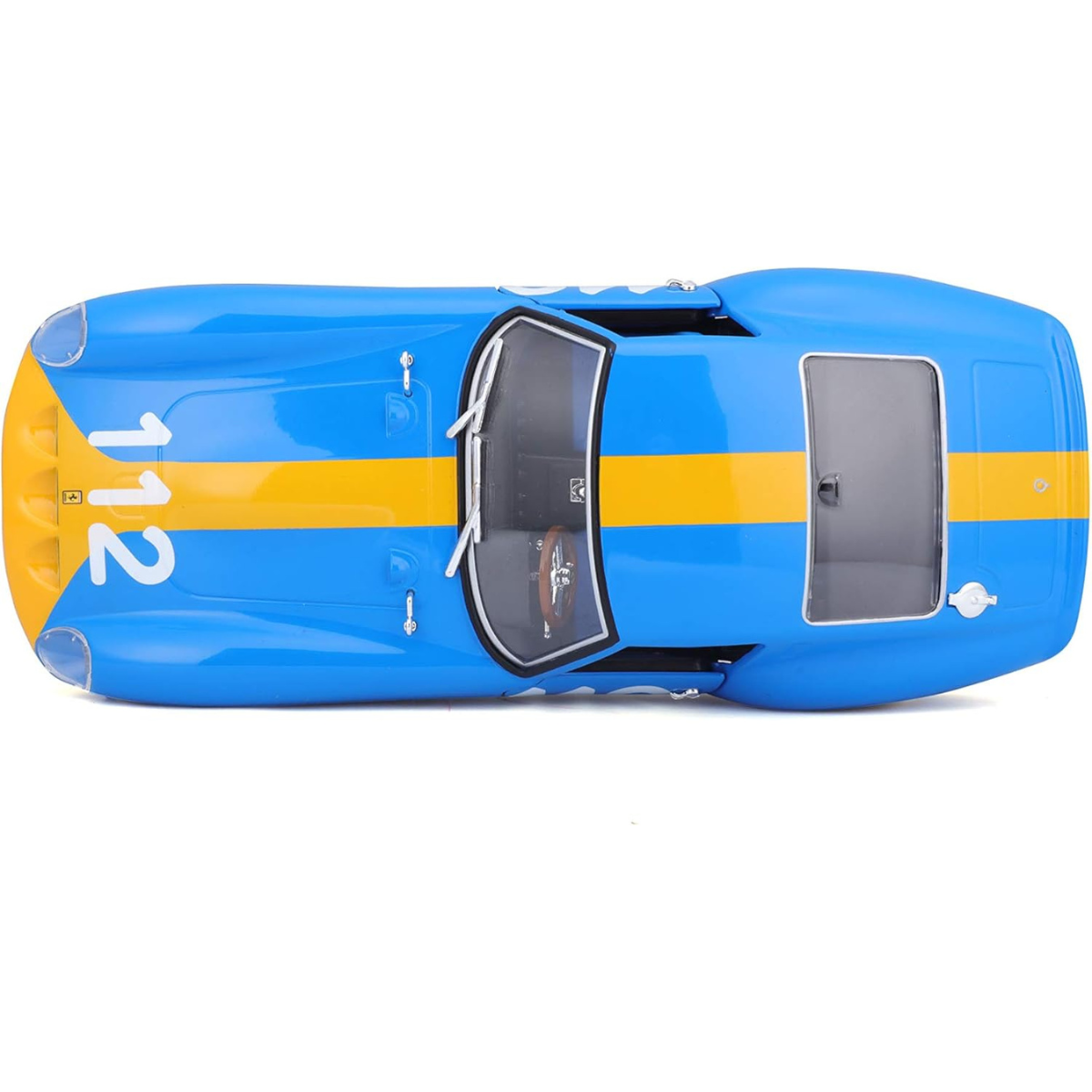 AUTO DE COLECCIÓN BBURAGO 1:24 FERRARI RACING 250 GT BERLINETTA TDF AZUL - 7