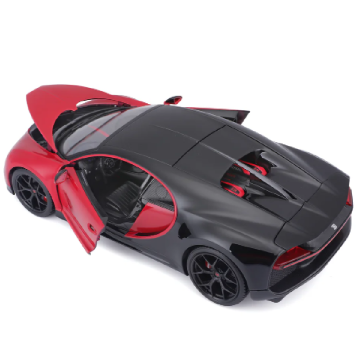 AUTO DE COLECCIÓN BBURAGO 1:18 BUGATTI CHIRON SPORT ROJO - 2