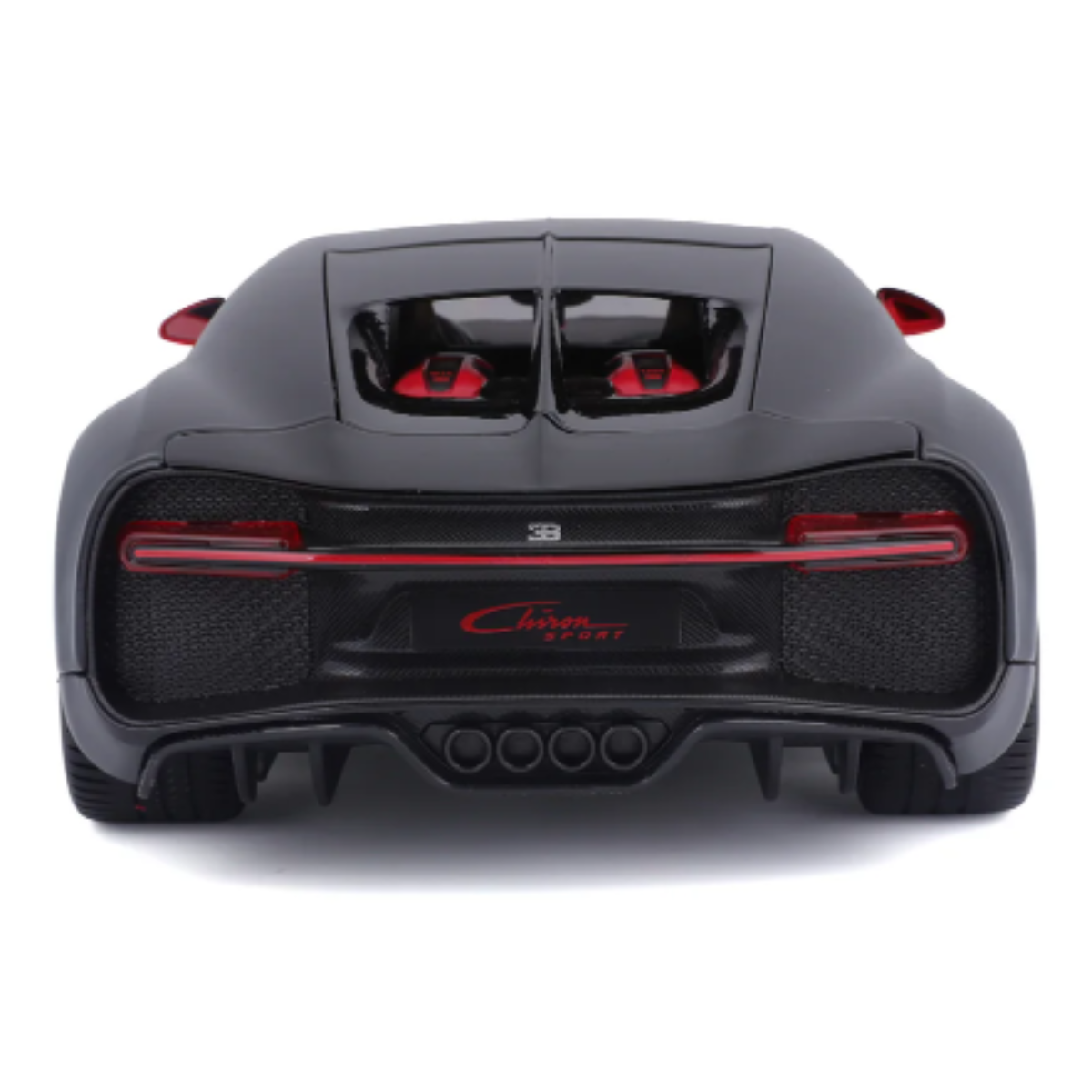 AUTO DE COLECCIÓN BBURAGO 1:18 BUGATTI CHIRON SPORT ROJO - 5