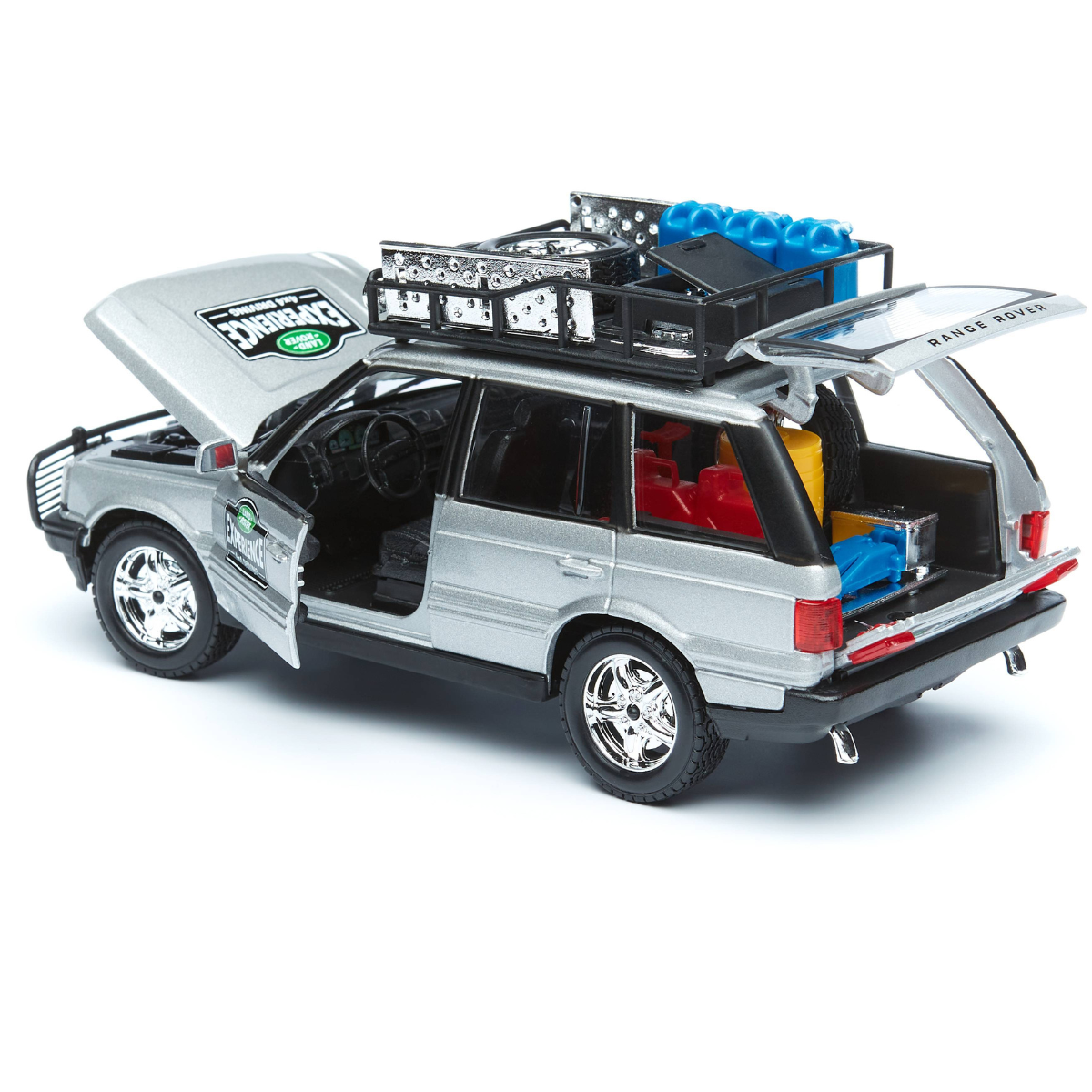 AUTO DE COLECCIÓN BBURAGO 1:24 RANGE ROVER PLATEADO - 3