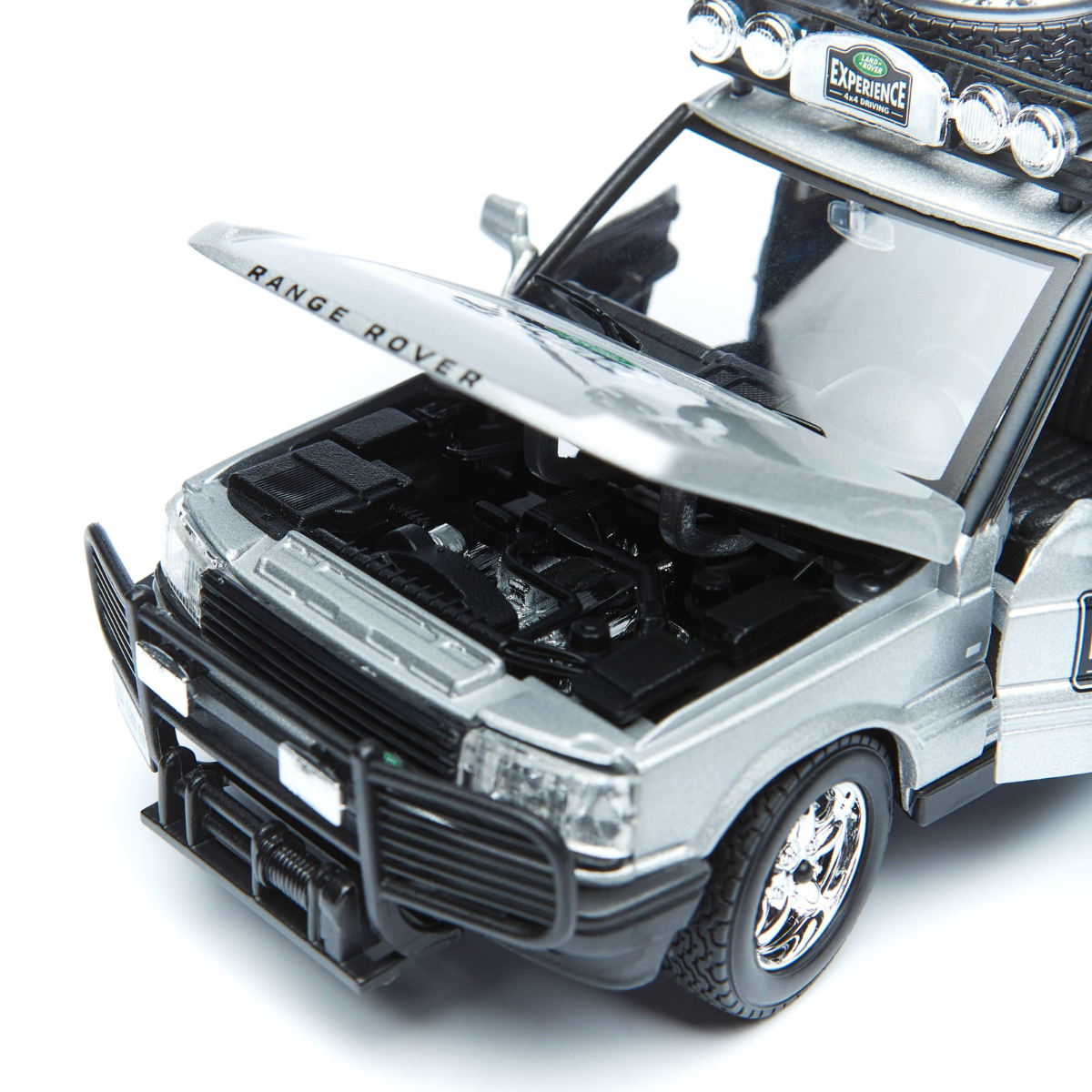 AUTO DE COLECCIÓN BBURAGO 1:24 RANGE ROVER PLATEADO - 4