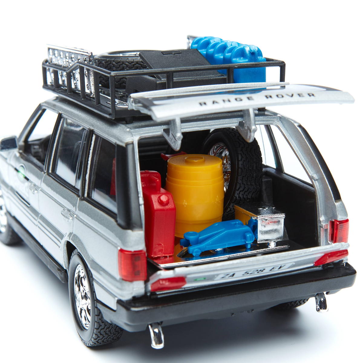 AUTO DE COLECCIÓN BBURAGO 1:24 RANGE ROVER PLATEADO - 5