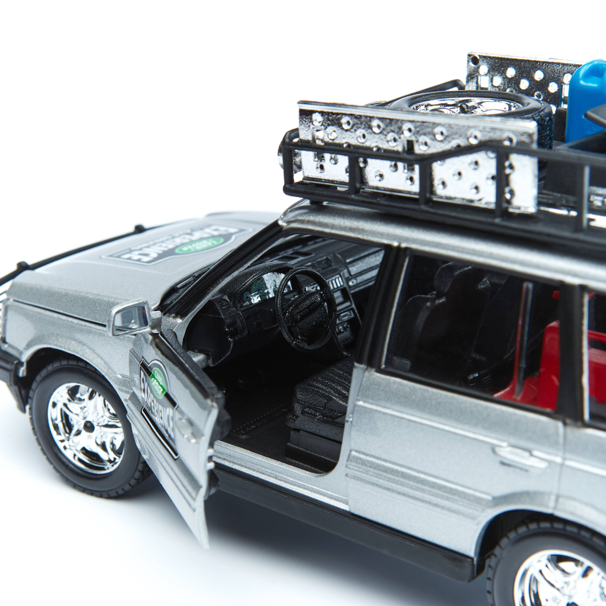 AUTO DE COLECCIÓN BBURAGO 1:24 RANGE ROVER PLATEADO - 6