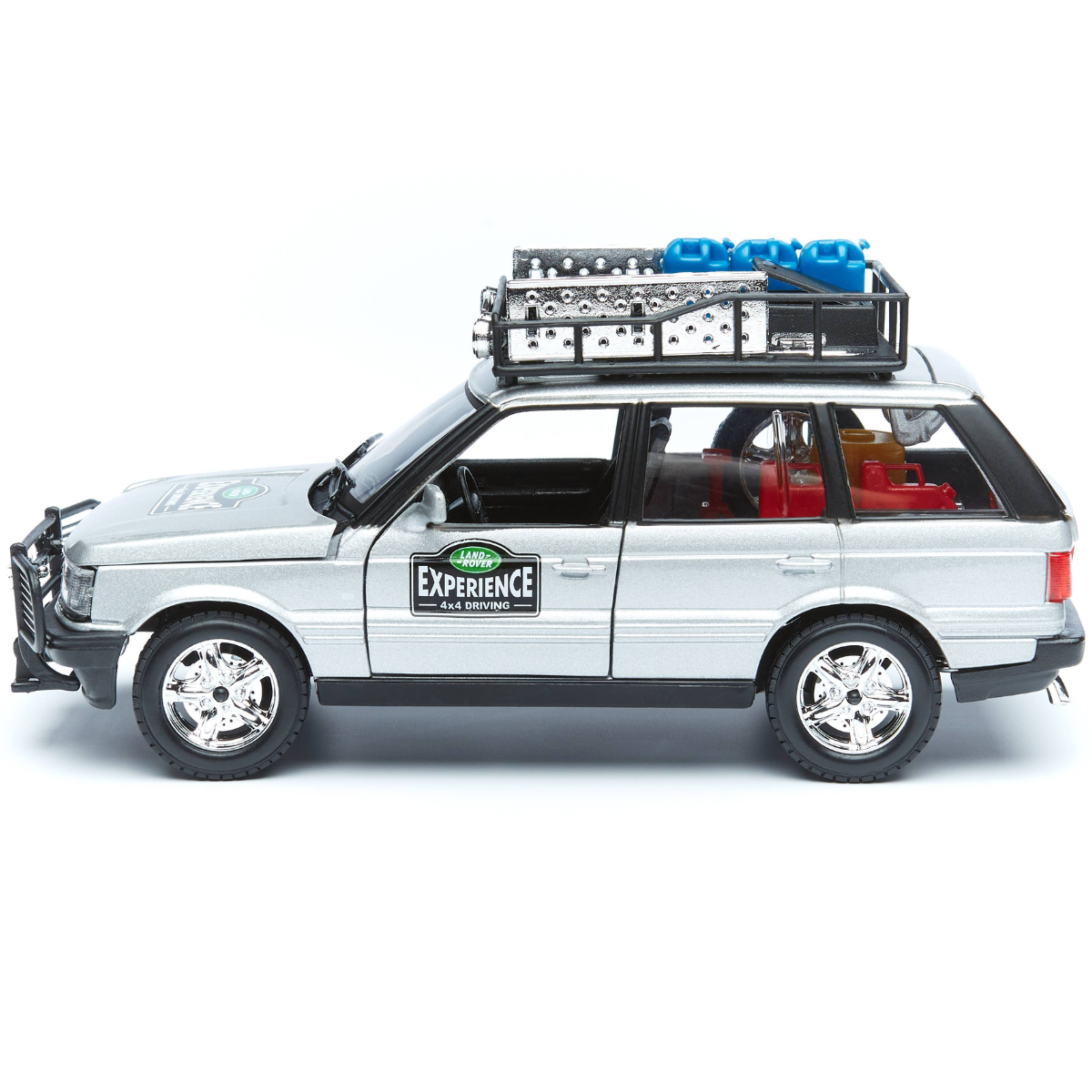 AUTO DE COLECCIÓN BBURAGO 1:24 RANGE ROVER PLATEADO - 7