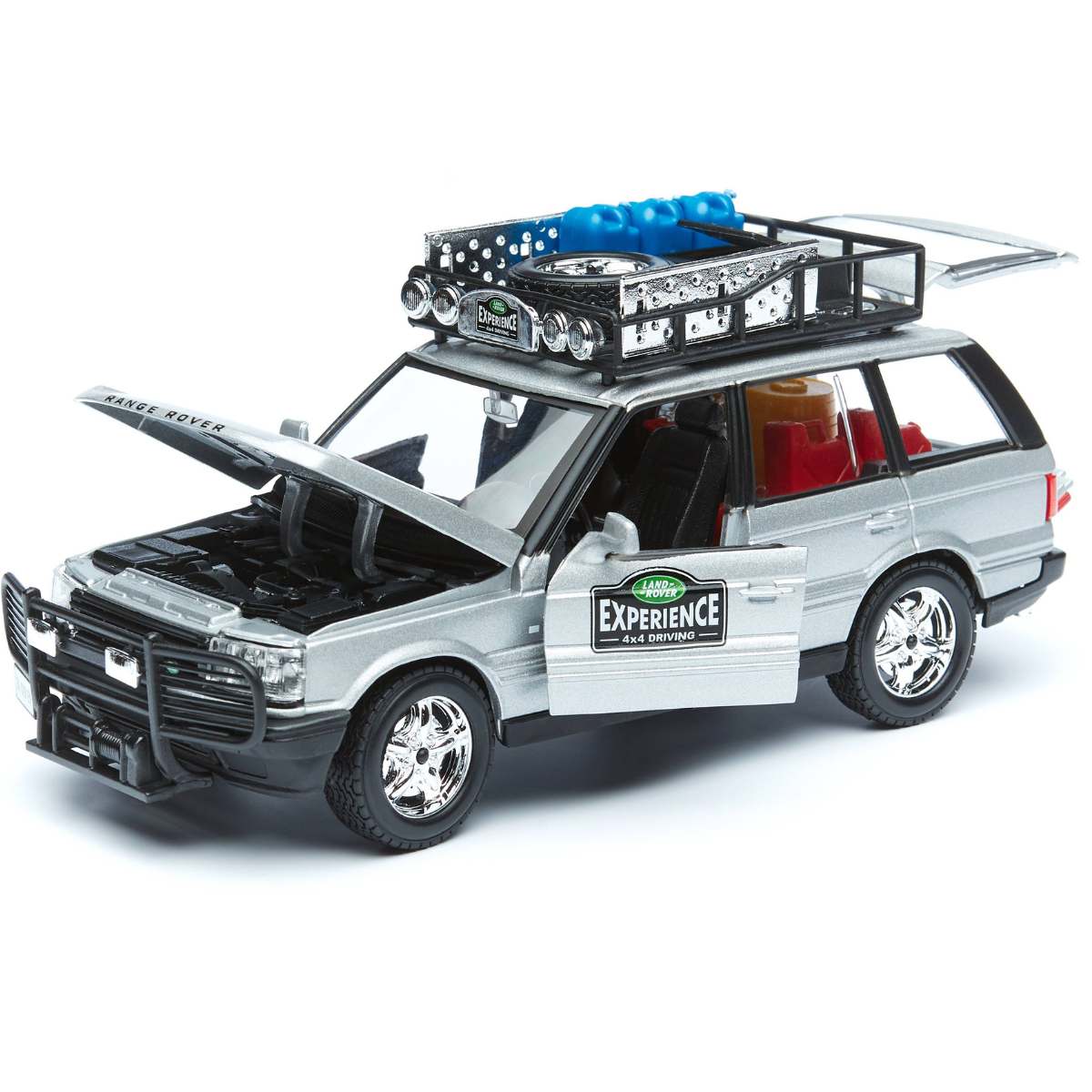 AUTO DE COLECCIÓN BBURAGO 1:24 RANGE ROVER PLATEADO - 10