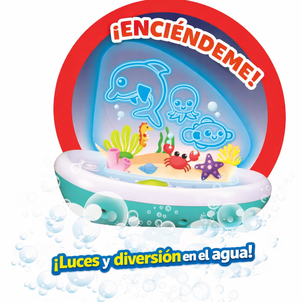 JUGUETE DE BEBÉ BB JUNIOR SPLASH N PLAY VELERO LUMINOSO PARA BAÑO LUZ LED - 1