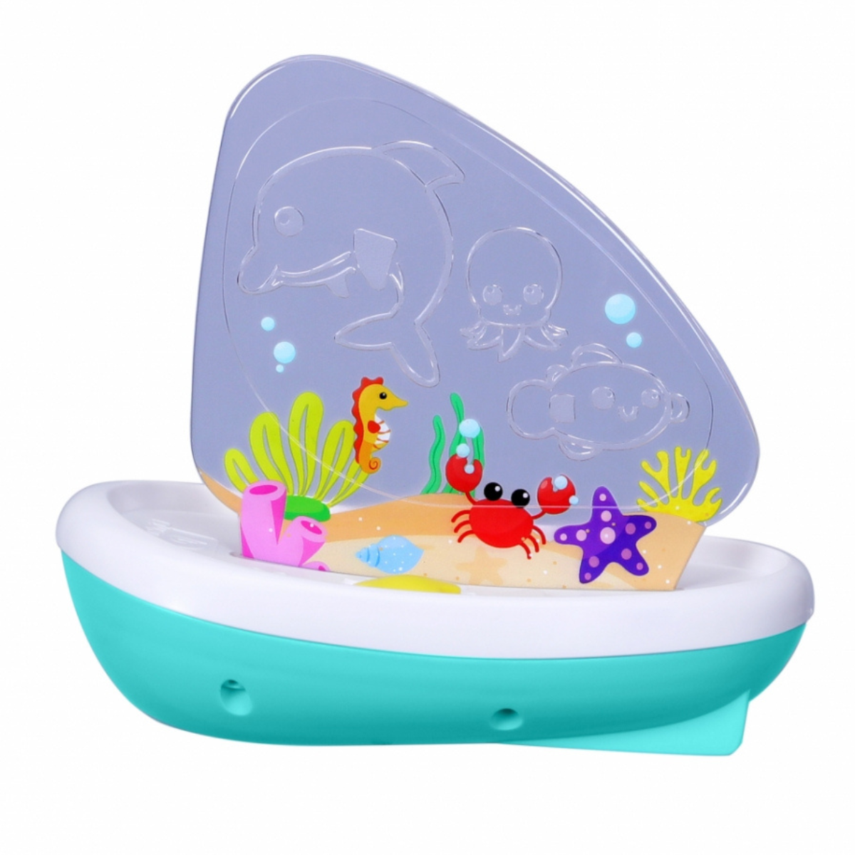 JUGUETE DE BEBÉ BB JUNIOR SPLASH N PLAY VELERO LUMINOSO PARA BAÑO LUZ LED - 3