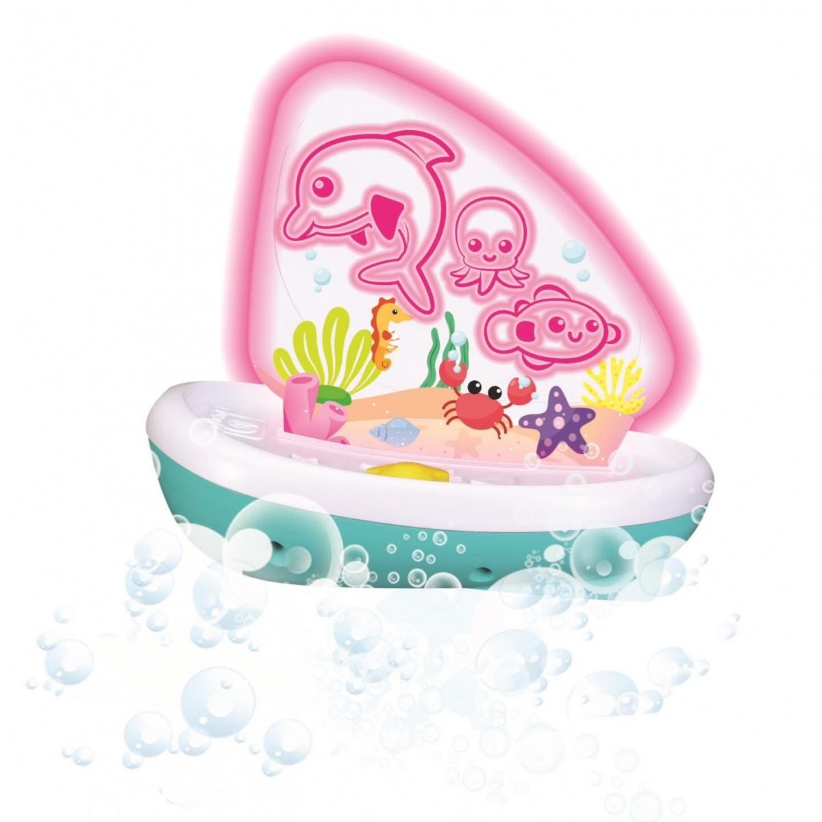 JUGUETE DE BEBÉ BB JUNIOR SPLASH N PLAY VELERO LUMINOSO PARA BAÑO LUZ LED - 4