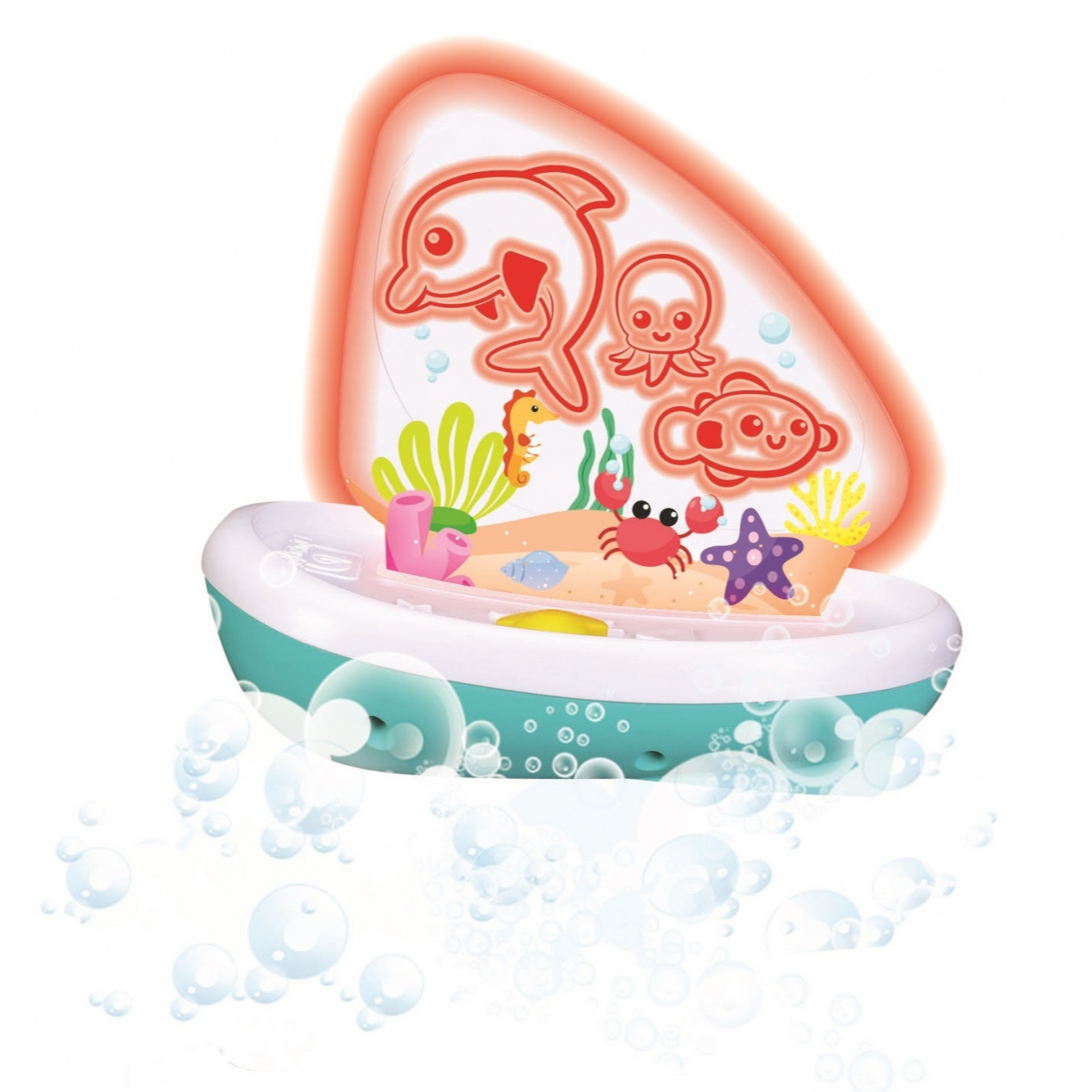 JUGUETE DE BEBÉ BB JUNIOR SPLASH N PLAY VELERO LUMINOSO PARA BAÑO LUZ LED - 6