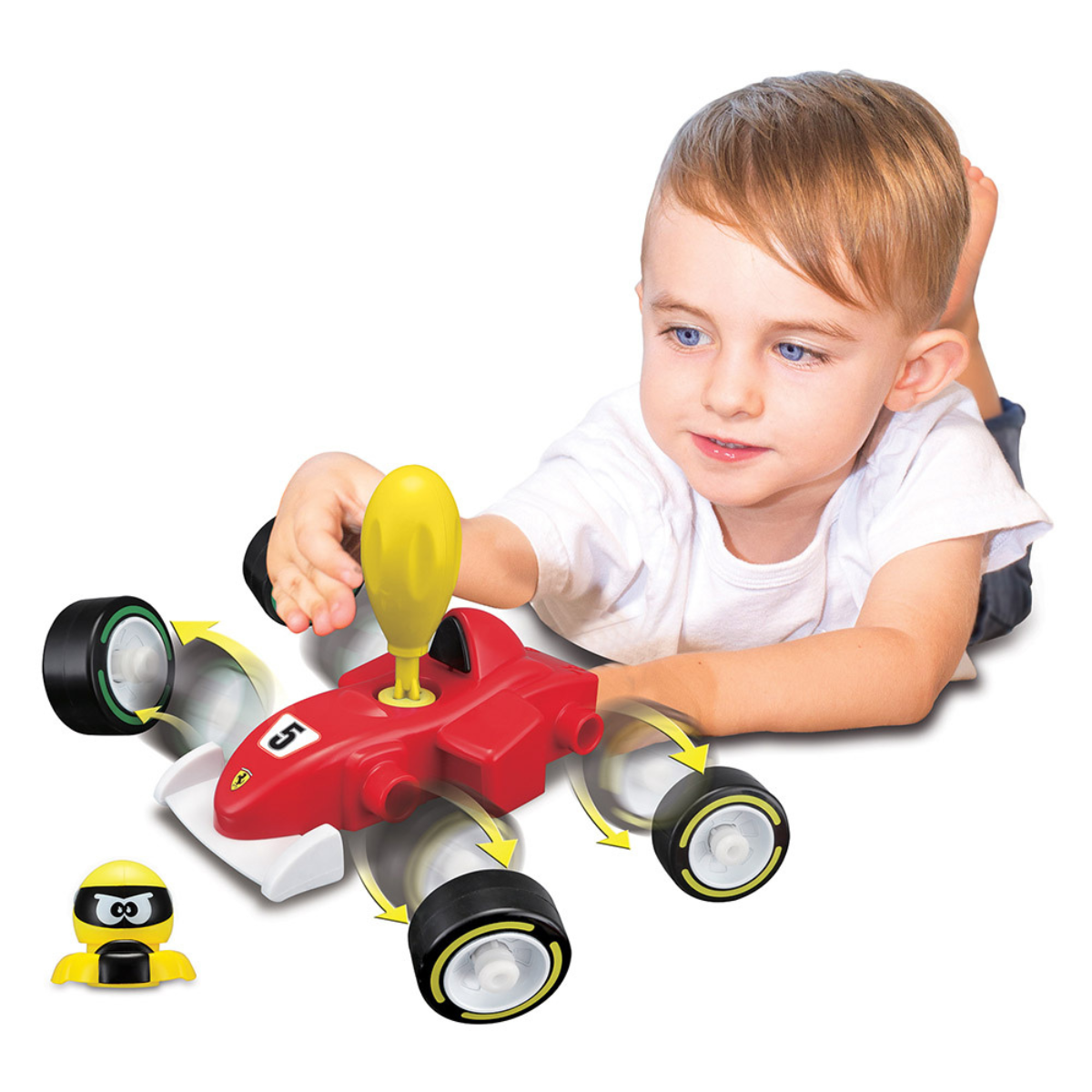 JUGUETE DE BEBÉ AUTO BB JUNIOR FERRARI CON JUEGO DE TALLER PISTA DE CARRERA - 8