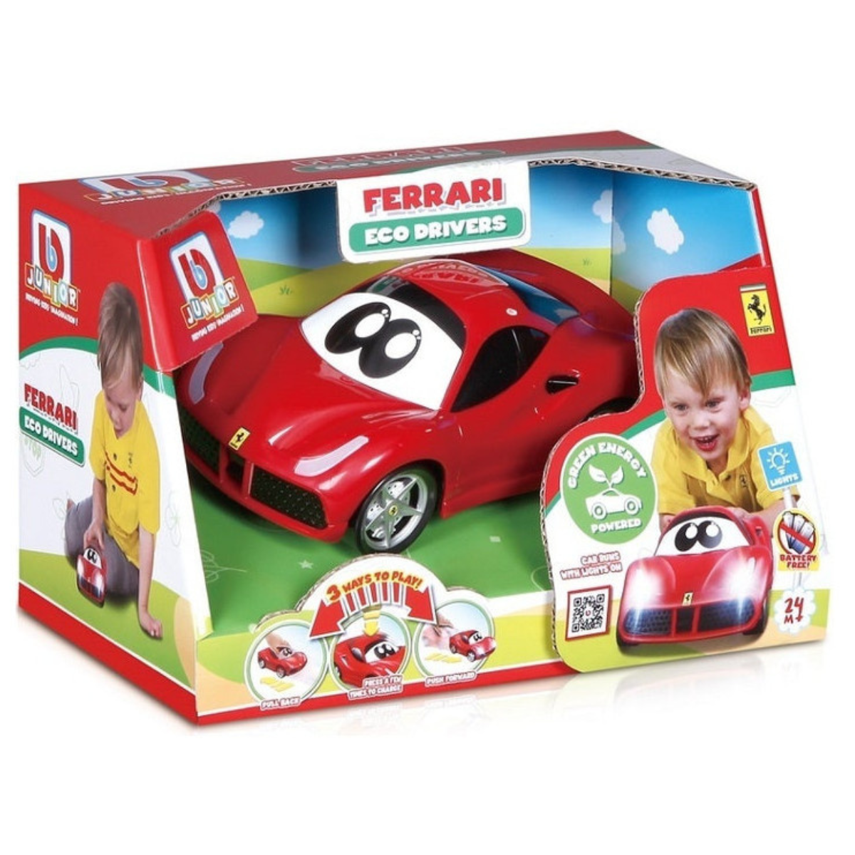 JUGUETE DE BEBÉ AUTO BB JUNIOR FERRARI CONDUCTORES ECO INTERACTIVO PARA NIÑOS - 2
