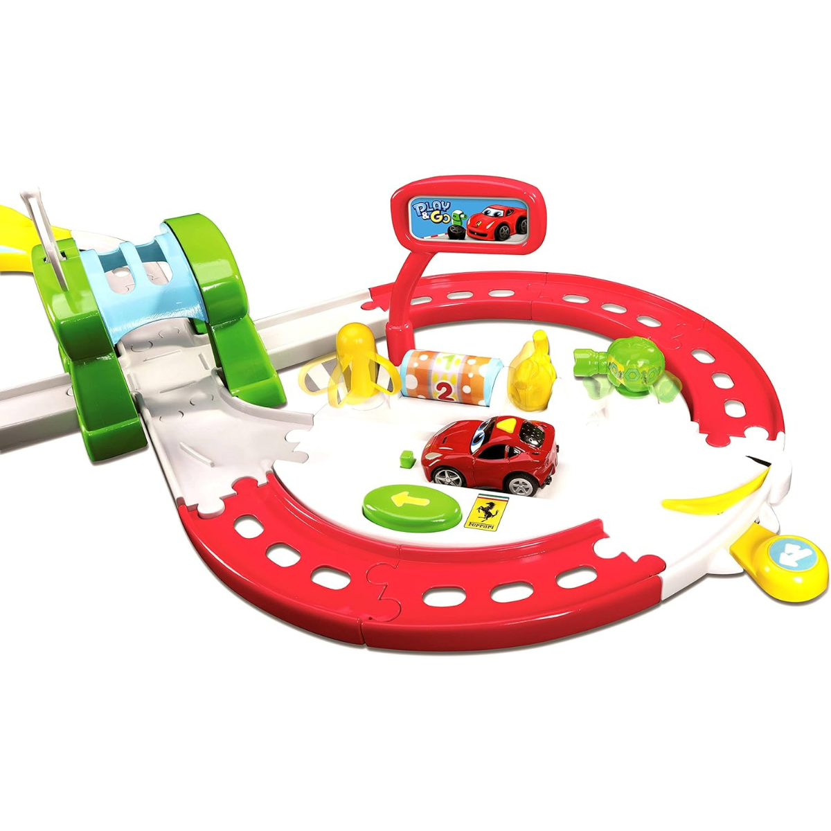 JUGUETE DE BEBÉ BB JUNIOR FERRARI PISTA DE CARRERA INFANTIL CON CARRO - 4
