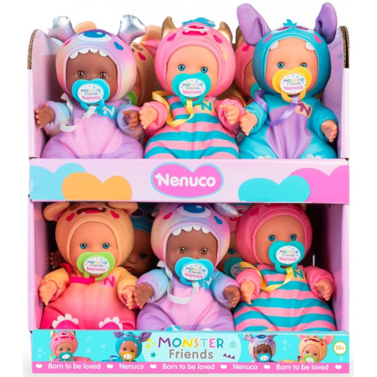 JUGUETE MUÑECA NENUCO DISFRAZ DE MONSTRUO Y CHUPETE - 2