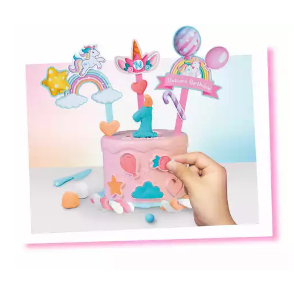 JUGUETE MUÑECA NENUCO CUMPLEAÑOS DE UNICORNIO CON VESTIDO Y SET DE FIESTA - 7