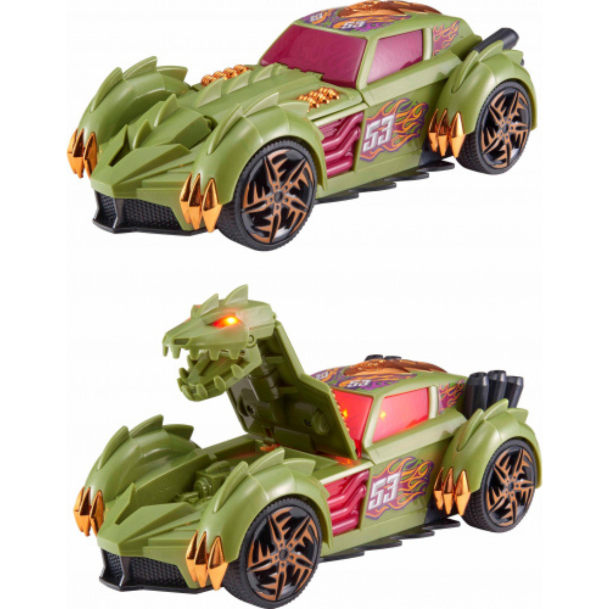 JUGUETE CARRO TODO TERRENO TEAMSTERZ MOUNSTRUO CON LUCES Y SONIDOS - 1