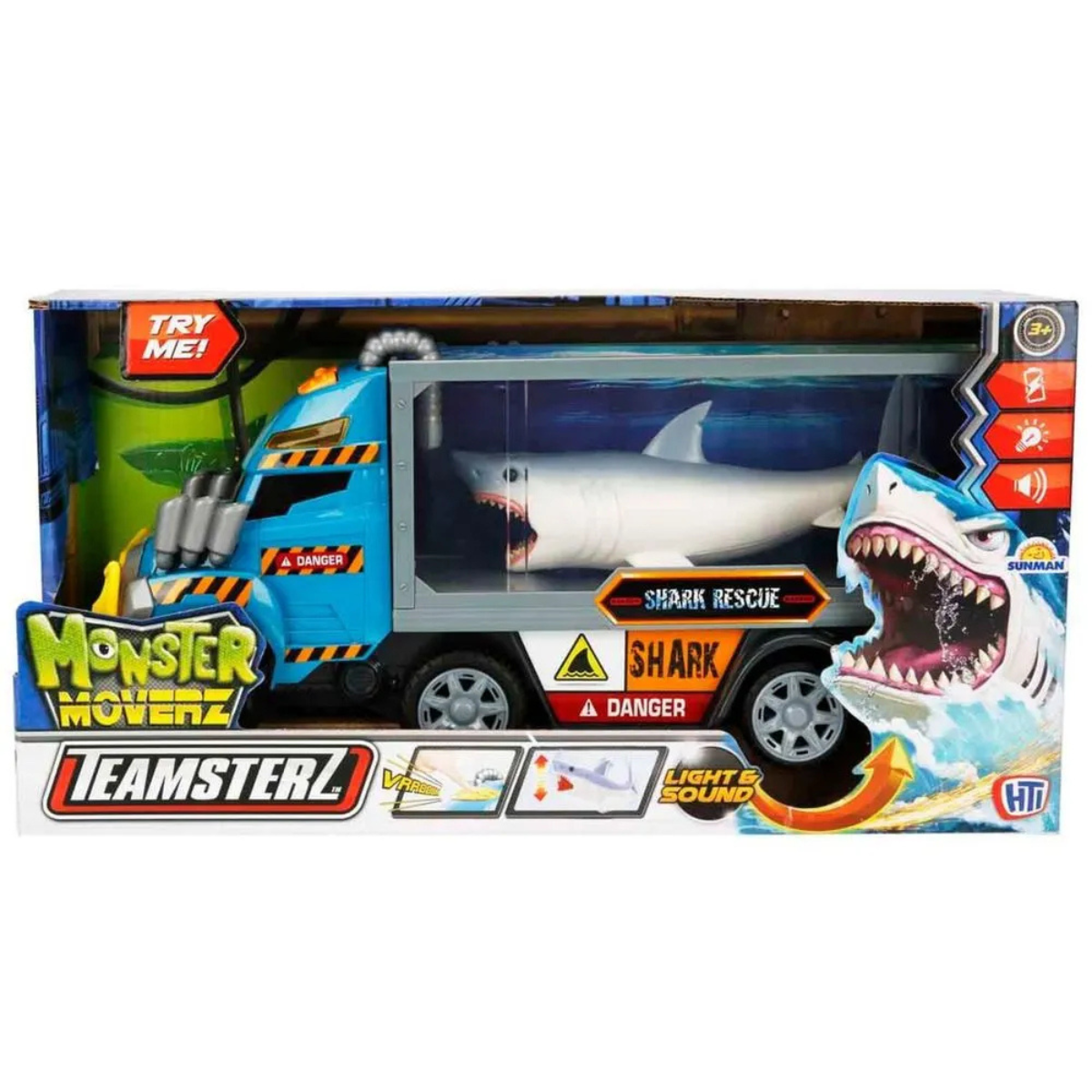 JUGUETE CAMIÓN TEAMSTERZ RESCATE TIBURÓN CON LUCES Y SONIDOS - 2