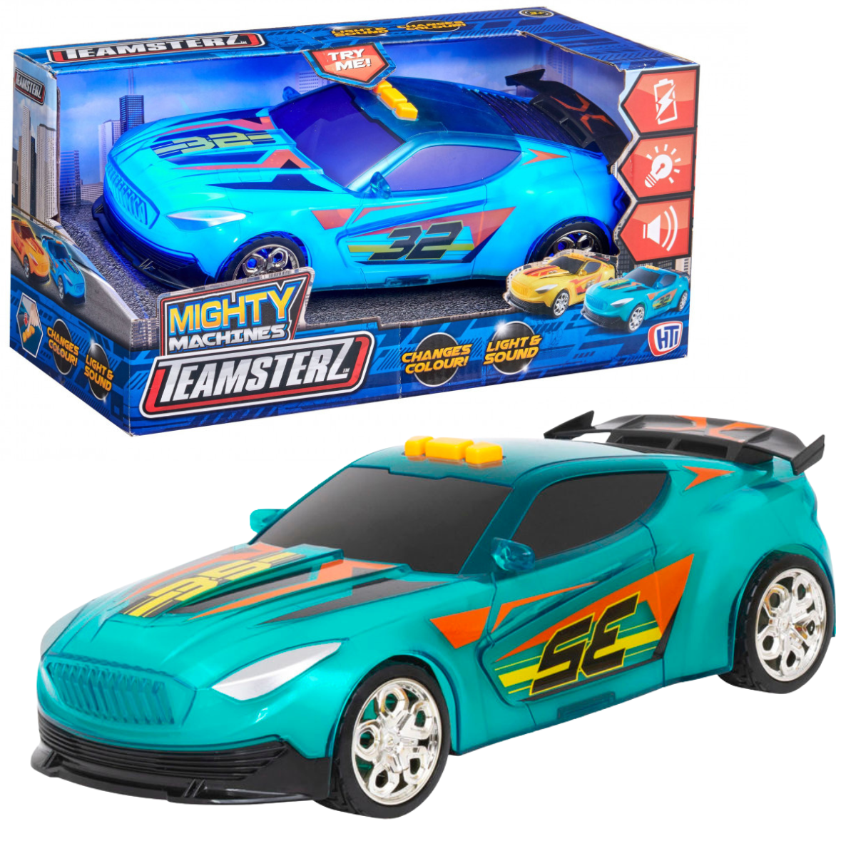 JUGUETE AUTO TEAMSTERZ STREET MOVERS CON LUCES Y SONIDO - 1