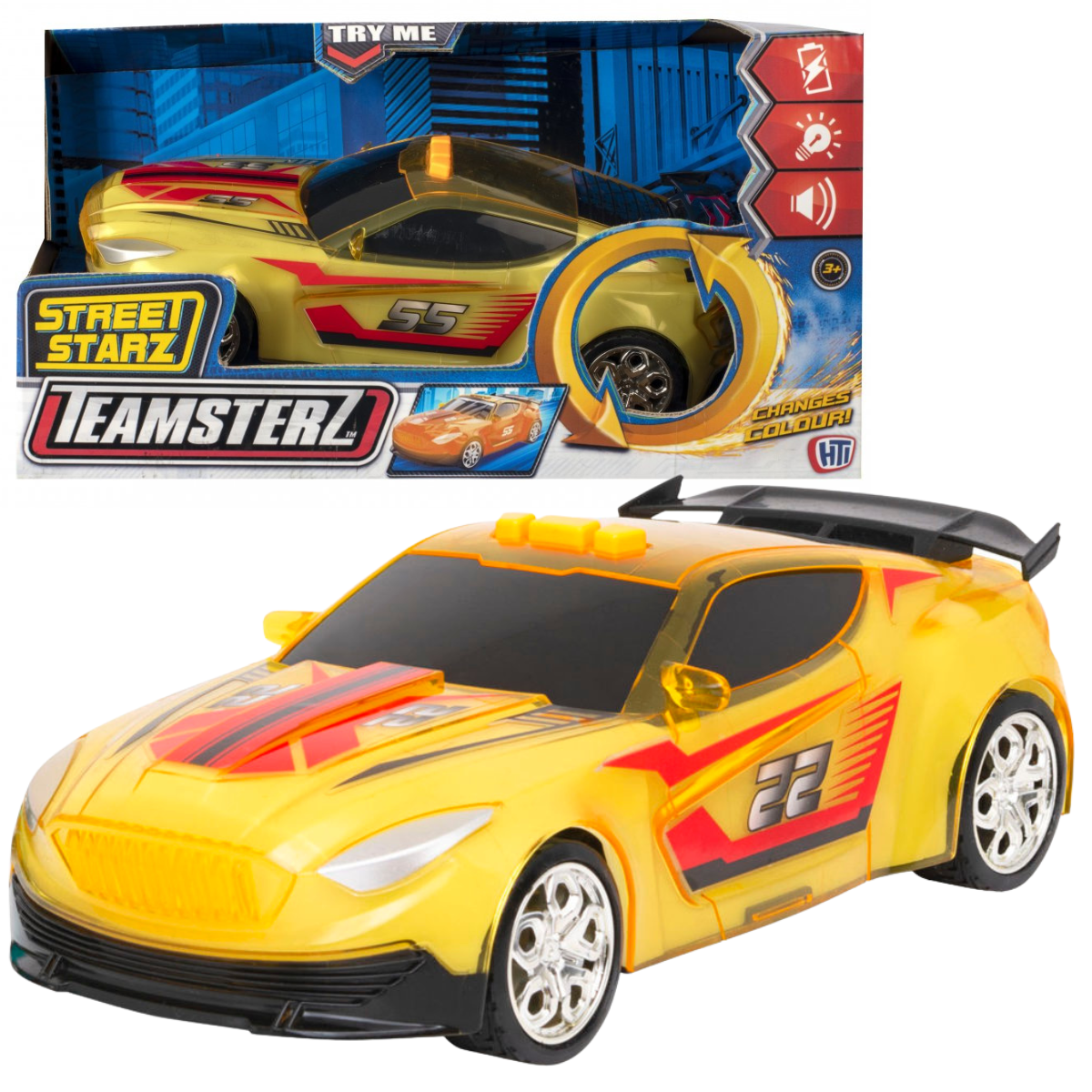 JUGUETE AUTO TEAMSTERZ STREET MOVERS CON LUCES Y SONIDO - 2
