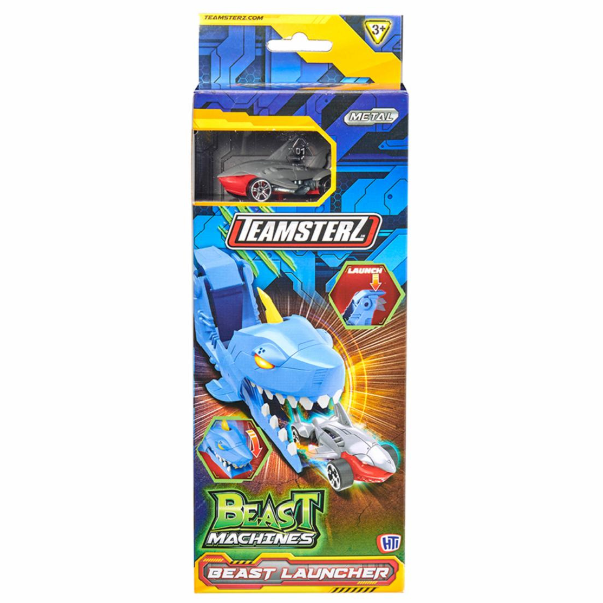 JUGUETE LANZADOR TEAMSTERZ DE TIBURÓN CON AUTO - 3