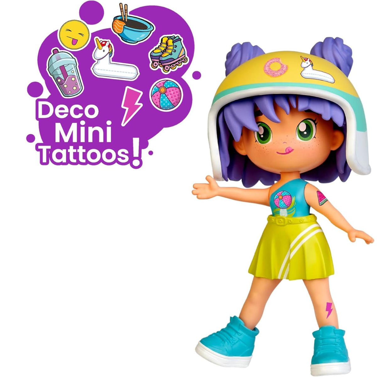 MUÑECA PINYPON TOP CON SCOOTER Y ACCESORIOS INTERCAMBIABLES - 4