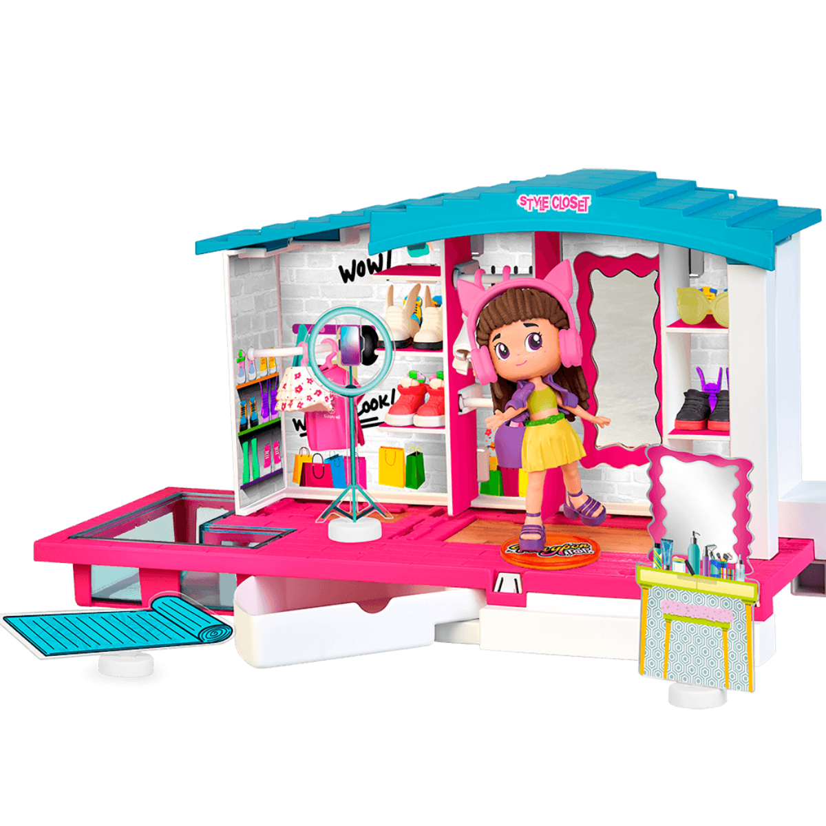 SET PINYPON TOP CLOSET FASHIONISTA SET DE ARMARIO CON ACCESORIOS INTERCAMBIABLES - 4