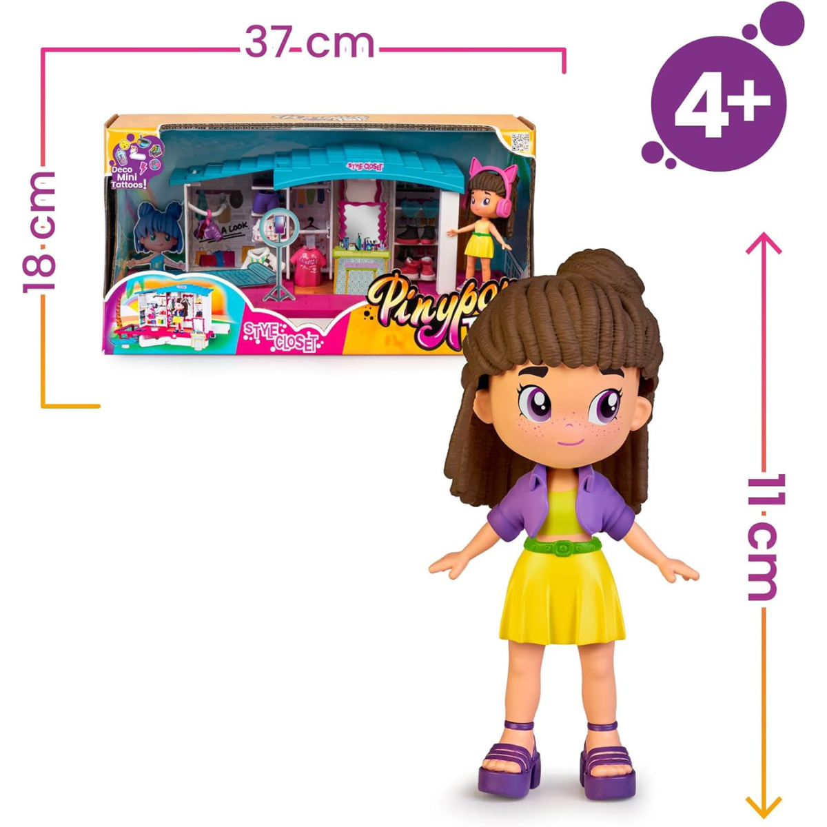 SET PINYPON TOP CLOSET FASHIONISTA SET DE ARMARIO CON ACCESORIOS INTERCAMBIABLES - 7