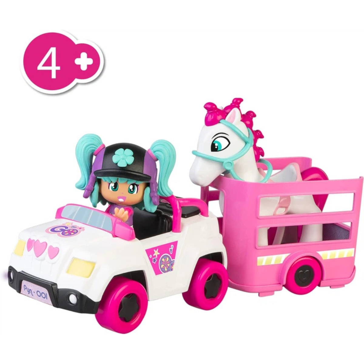 MUÑECA PINYPON TRANSPORTE PONY CON ACCESORIOS - 4