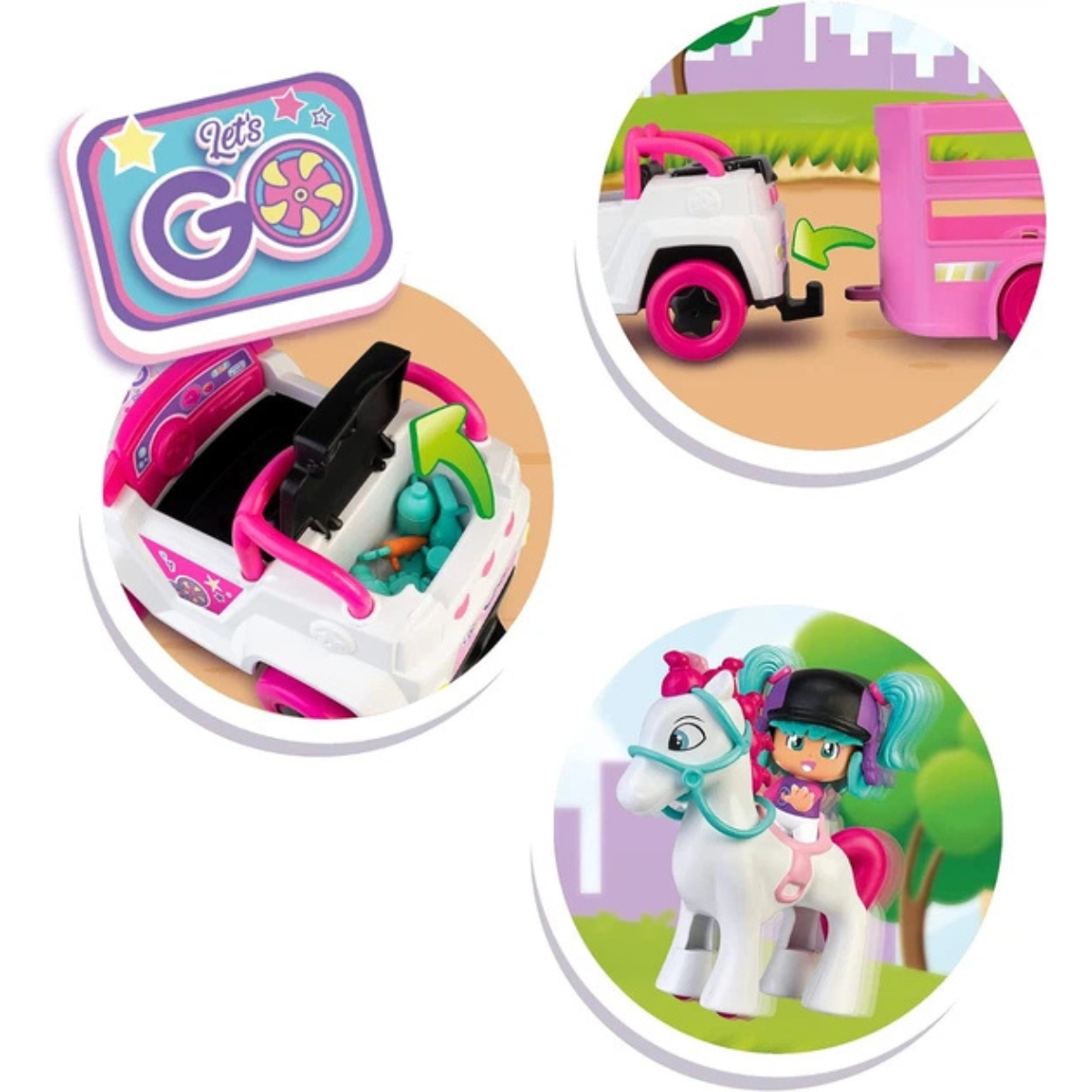 MUÑECA PINYPON TRANSPORTE PONY CON ACCESORIOS - 5