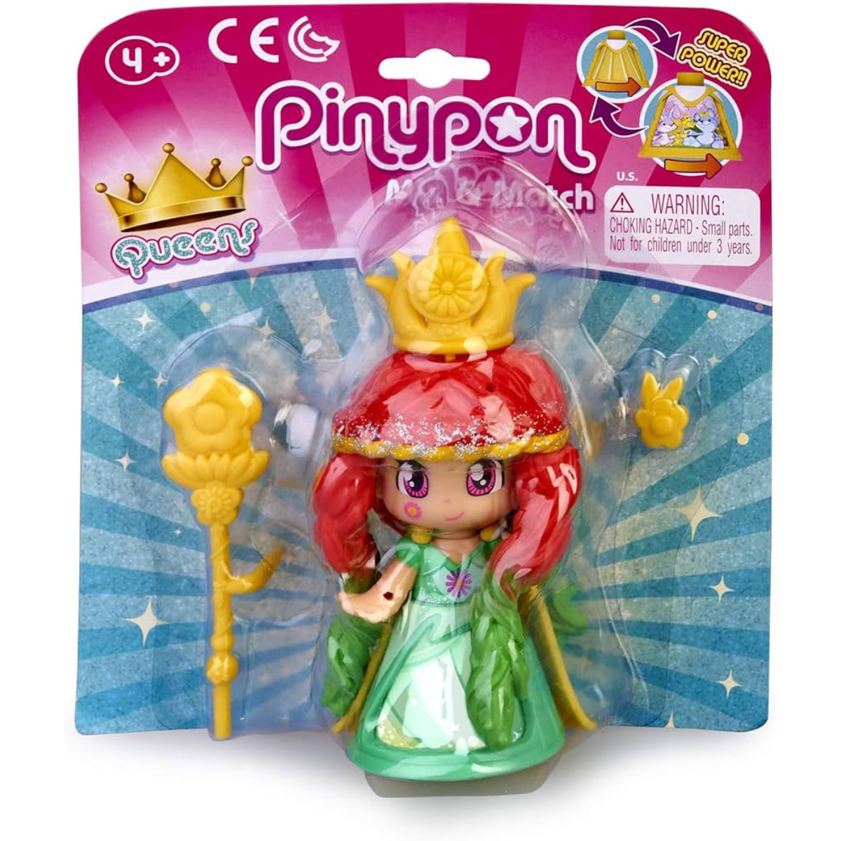 MUÑECA PINYPON REINAS SURTIDO FIGURAS DE PRINCESAS CON ACCESORIOS - 2