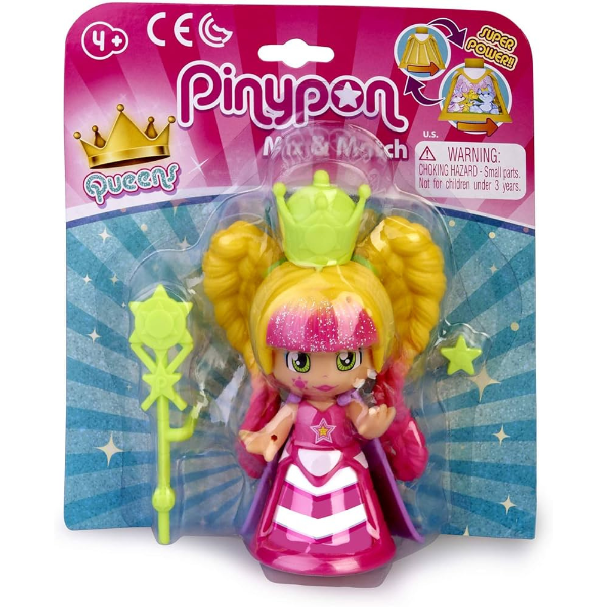 MUÑECA PINYPON REINAS SURTIDO FIGURAS DE PRINCESAS CON ACCESORIOS - 3