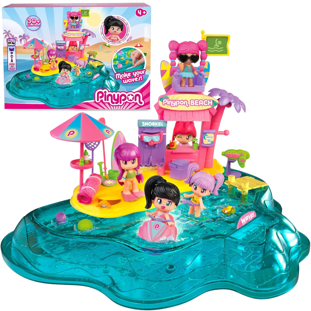 SET PINYPON PLAYA CON MUÑECAS Y ACCESORIOS - 1
