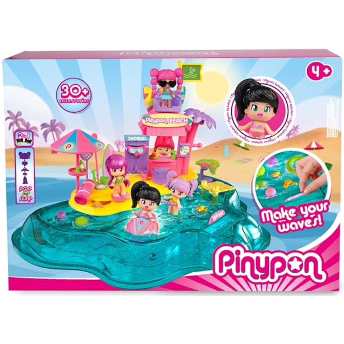 SET PINYPON PLAYA CON MUÑECAS Y ACCESORIOS - 2
