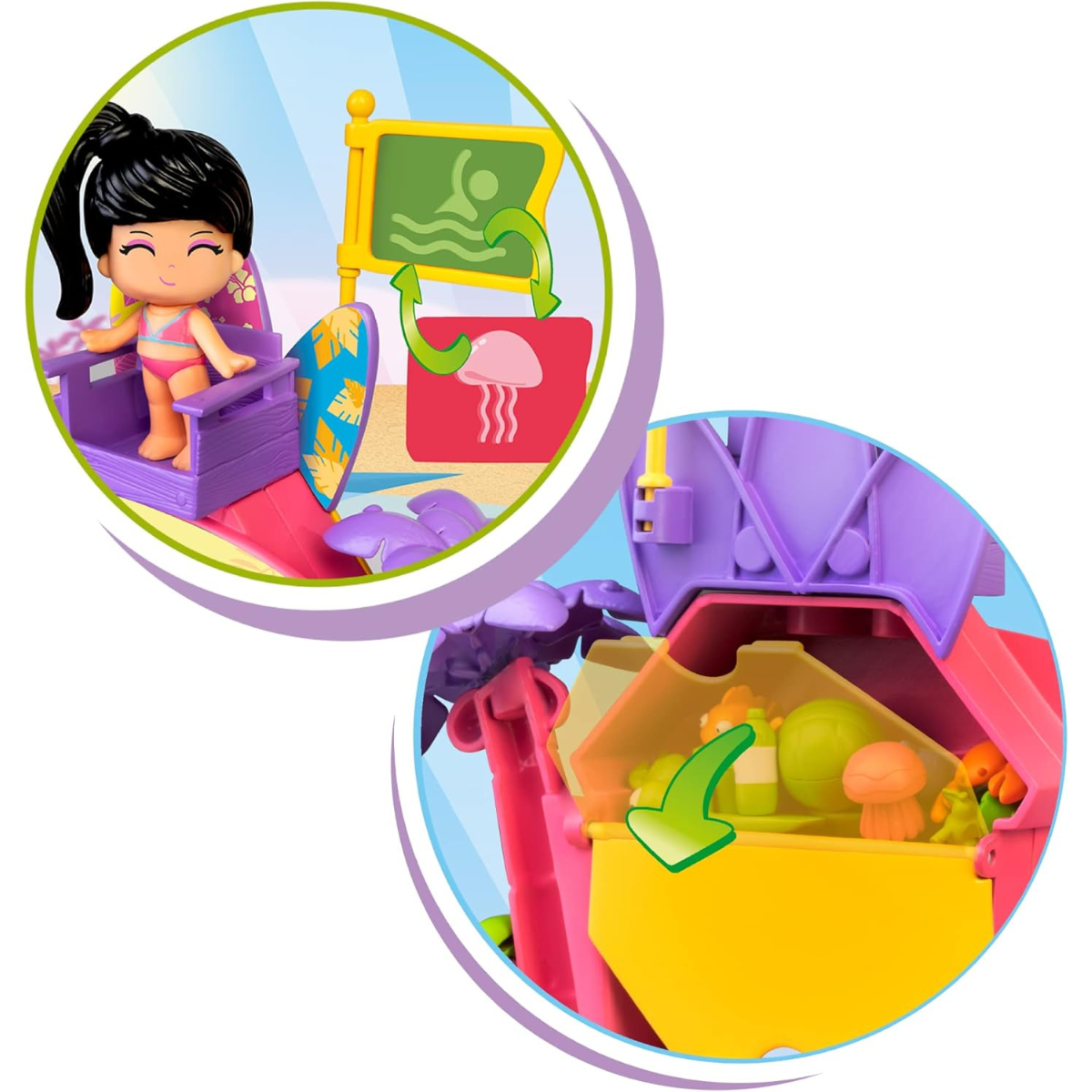 SET PINYPON PLAYA CON MUÑECAS Y ACCESORIOS - 6