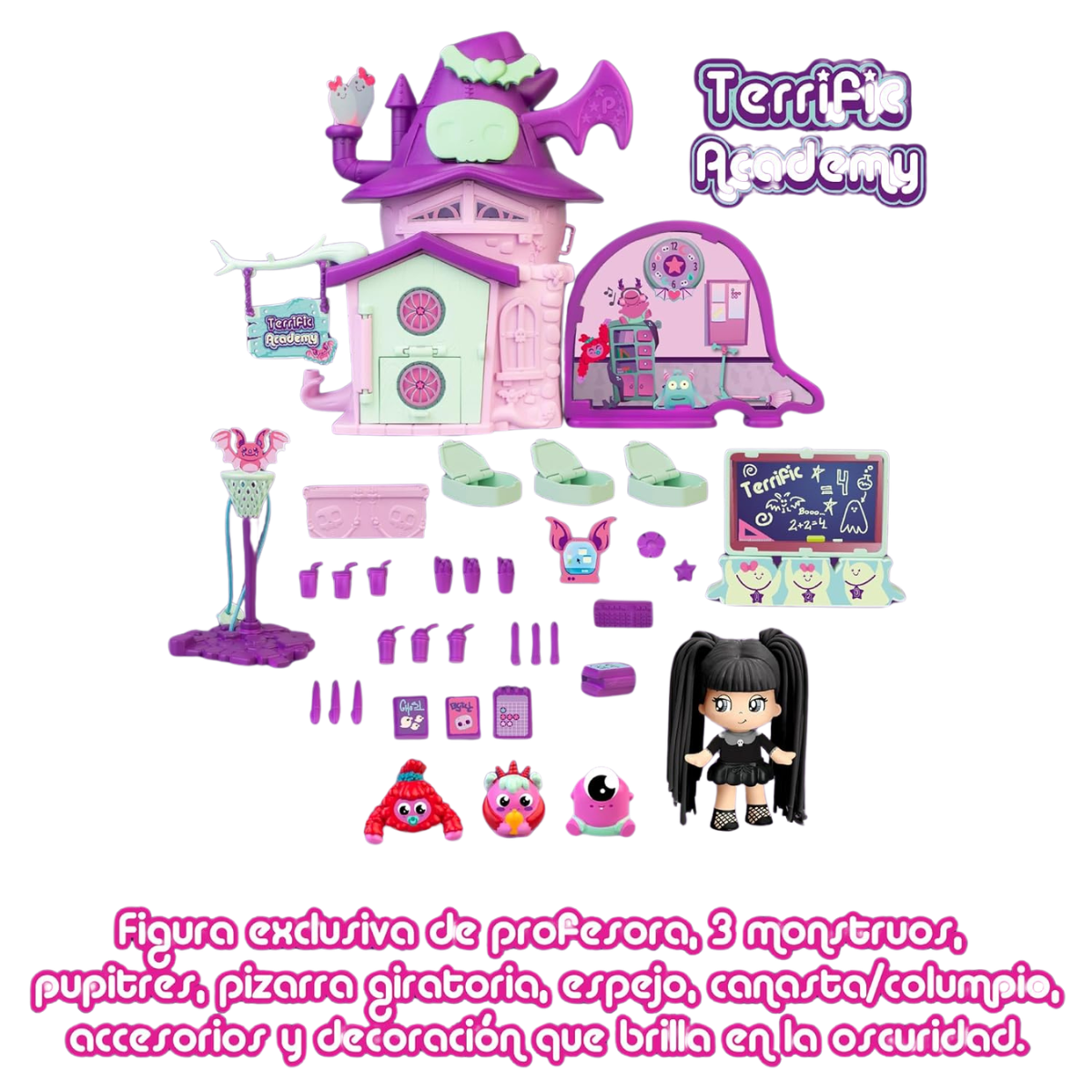 SET PINYPON ACADEMIA TENEBROSA CON FIGURAS Y ACCESORIOS - 4