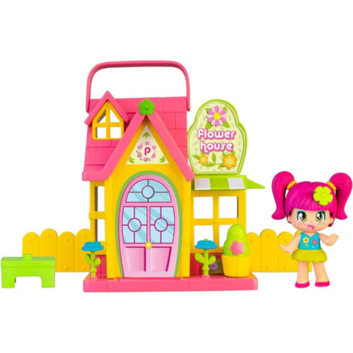 SET PINYPON PEQUEÑA CASITA CON MUÑECA Y ACCESORIOS CASA PORTÁTIL - 2