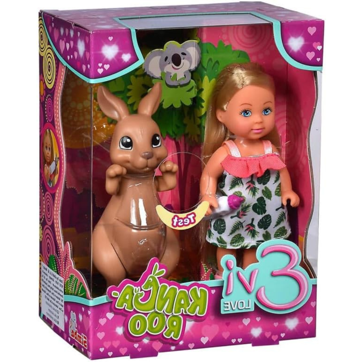 MUÑECA EVI LOVE MAMÁ Y BEBÉ CANGURO + ACCESORIOS - 2