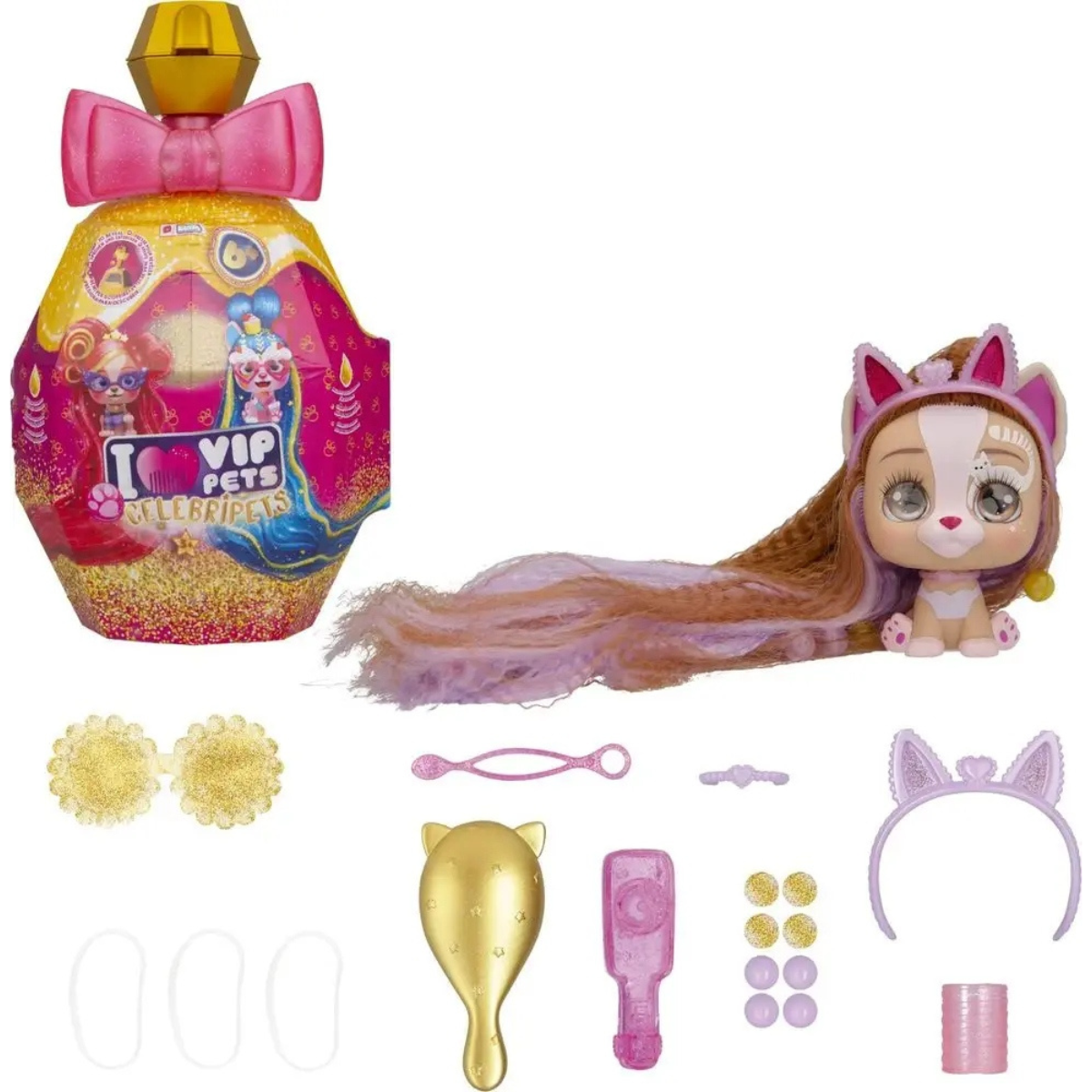 MUÑECA VIP PETS COLECCIONABLE CELEBRIDADES CON CABELLO LARGO + ACCESORIOS (SURTIDO) - 2
