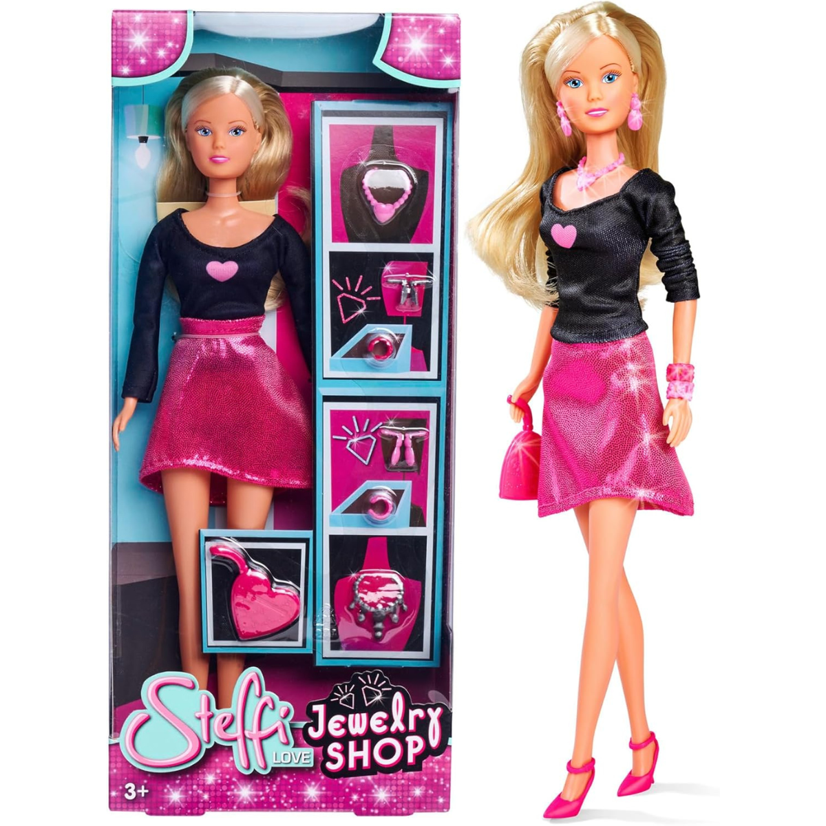 MUÑECA STEFFI LOVE TIENDA DE JOYAS SET TEMÁTICO - 1