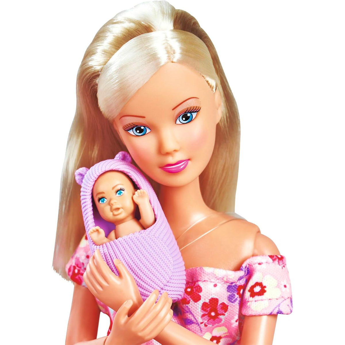 MUÑECA STEFFI LOVE BIENVENIDO BEBÉ SET MAMÁ CON BEBÉ Y ACCESORIOS - 3