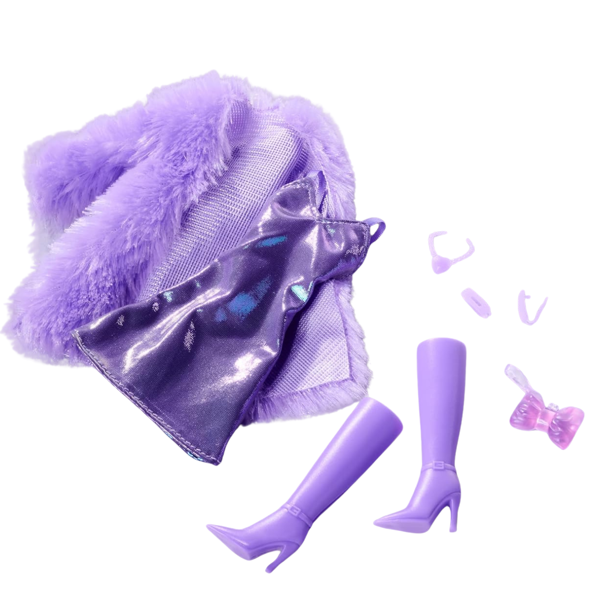 MUÑECA STEFFI LOVE ABRIGO FLUFFY FASHION CON VESTIMENTA SUAVE Y ACCESORIOS - 6