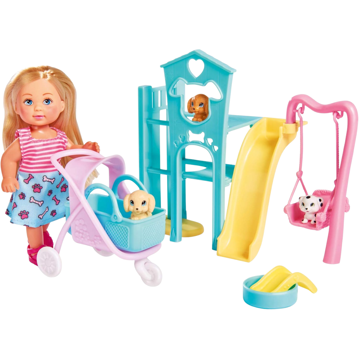 MUÑECA EVI LOVE PARQUE PARA PERRITOS SET CON MASCOTAS Y ACCESORIOS - 3