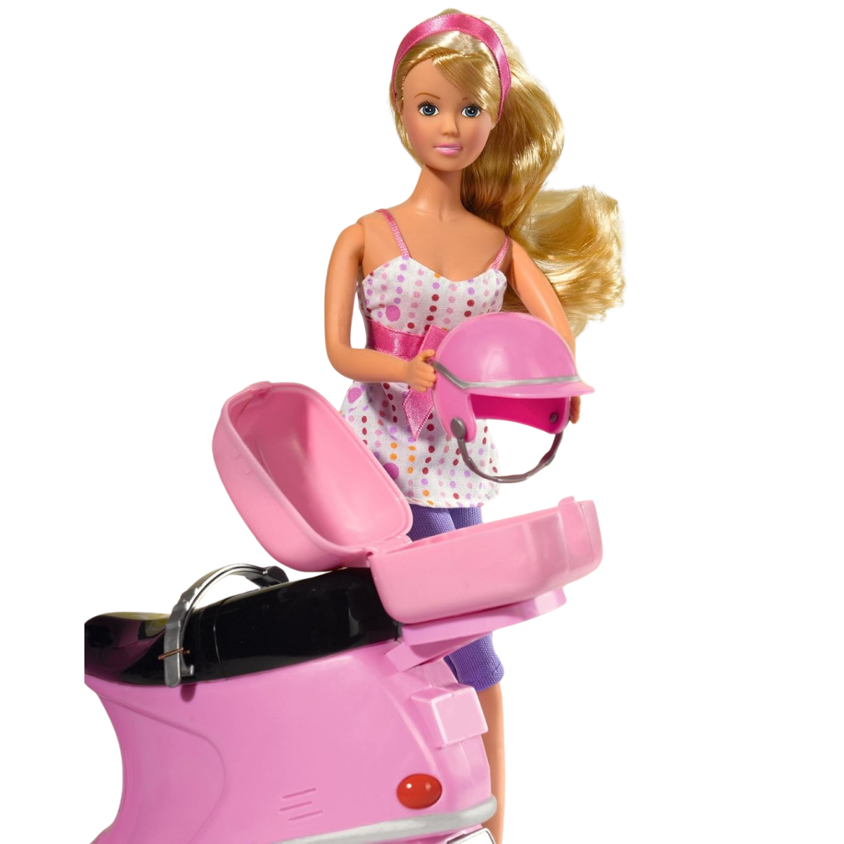 MUÑECA STEFFI LOVE CON MOTO Y CASCO SET DE JUEGO CON SCOOTER - 6
