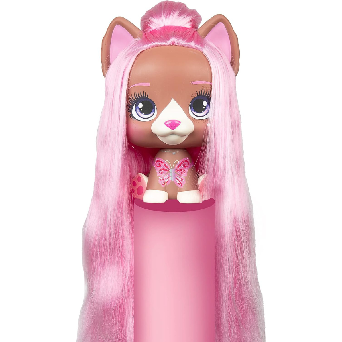 MUÑECA VIP PETS COLECCIONABLE MEGA NYLA COLOR BOOST CON CABELLO LARGO +30 ACCESORIOS - 3