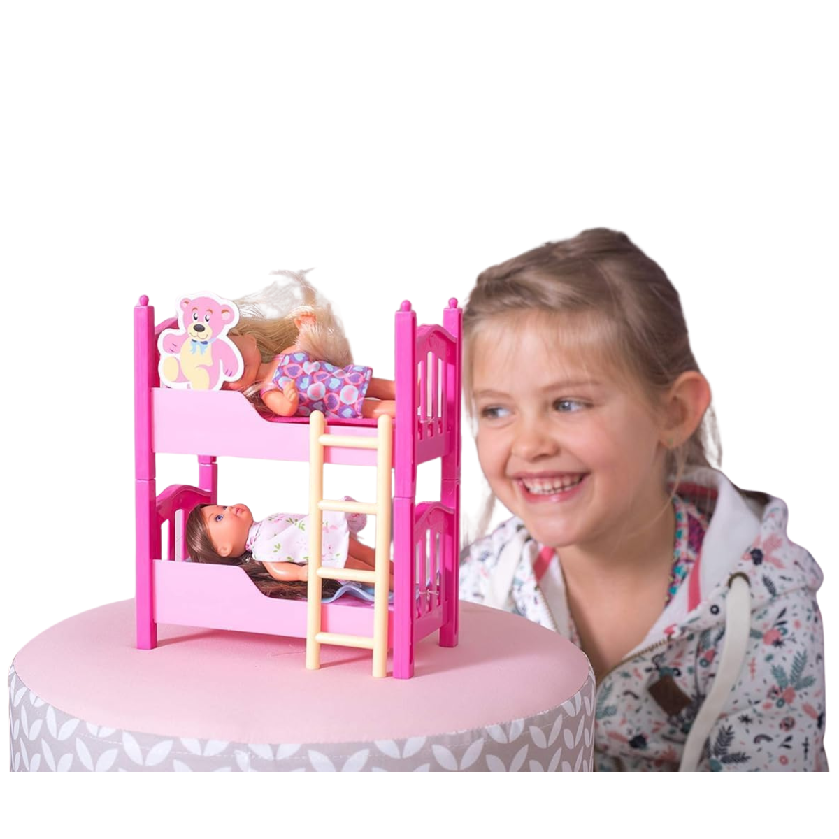 MUÑECA EVI LOVE CAMA DE 2 PISOS + ACCESORIOS SET DE JUEGO - 4