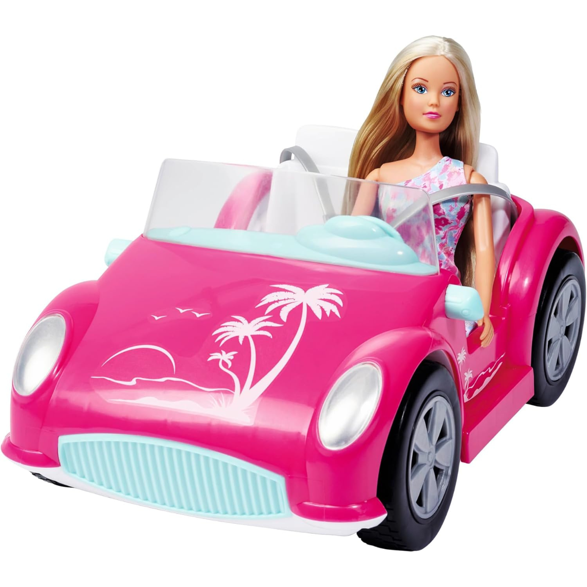 MUÑECA STEFFI LOVE AUTO DE PLAYA SET CON VEHÍCULO + ACCESORIOS ESTILO VERANIEGO - 4