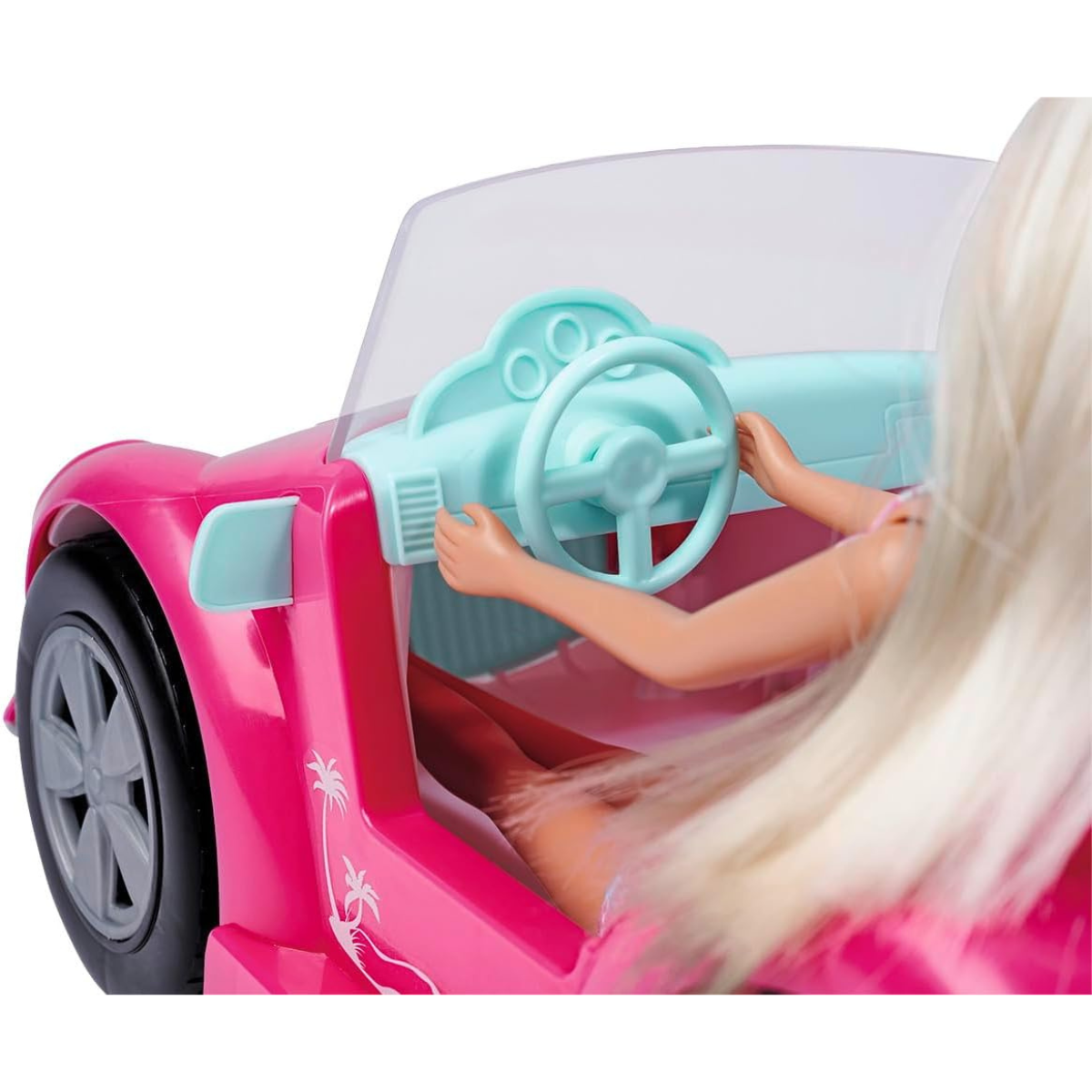 MUÑECA STEFFI LOVE AUTO DE PLAYA SET CON VEHÍCULO + ACCESORIOS ESTILO VERANIEGO - 5