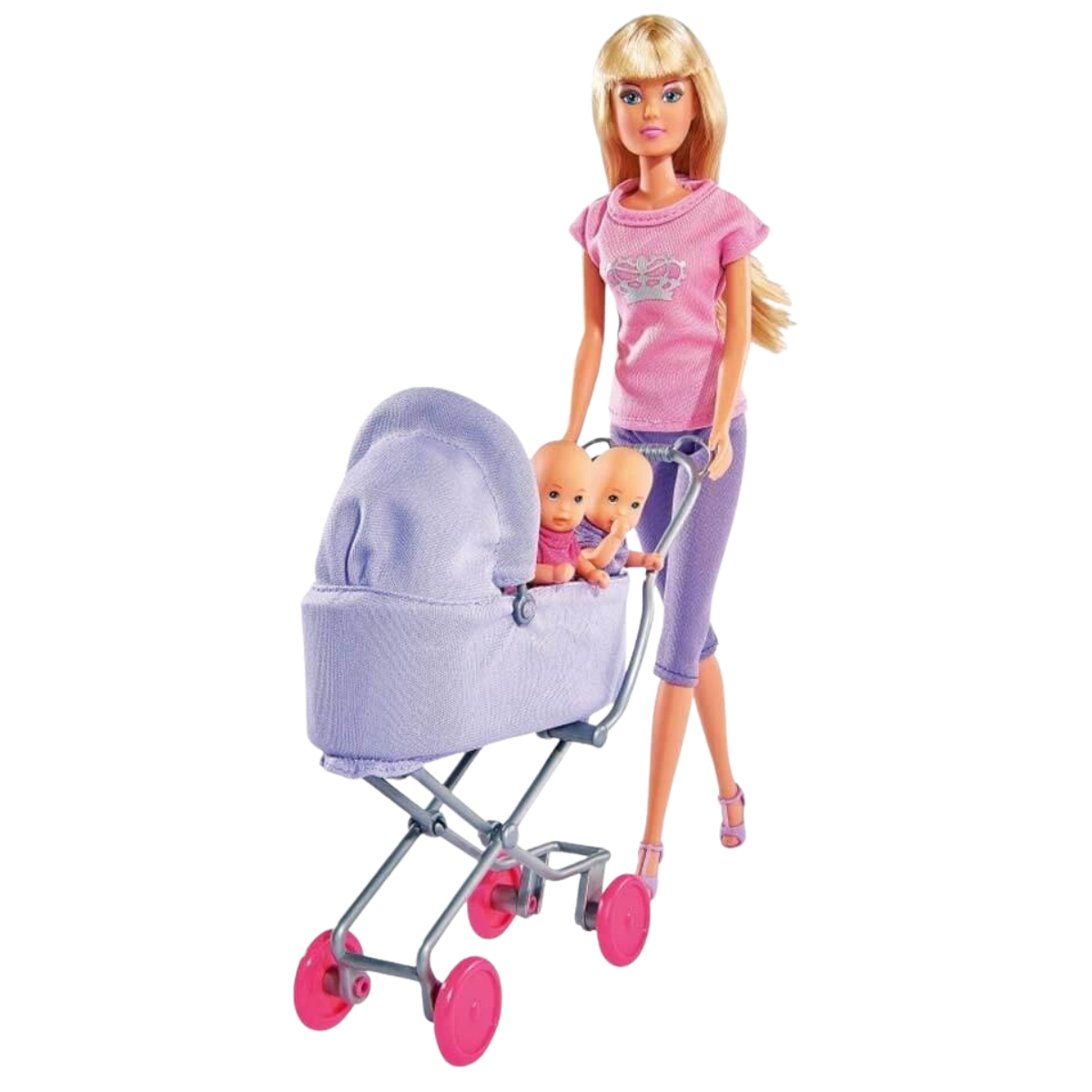 MUÑECA STEFFI LOVE PASEO GEMELOS SET DE MUÑECA CON COCHECITO Y GEMELOS - 3