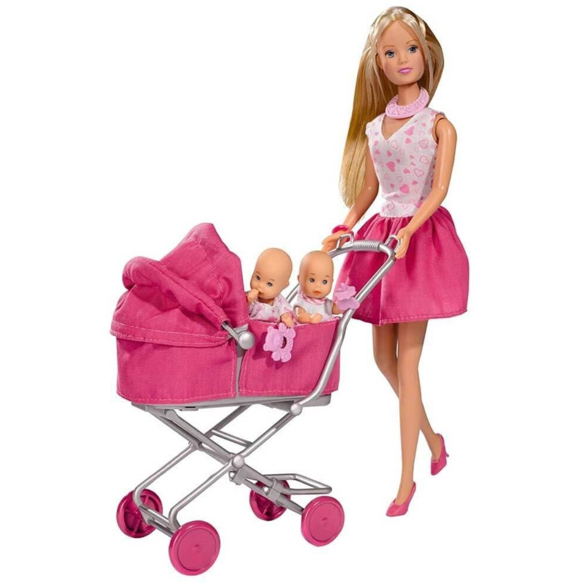 MUÑECA STEFFI LOVE PASEO GEMELOS SET DE MUÑECA CON COCHECITO Y GEMELOS - 4